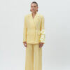 Yellow Butter Linen Blazer
